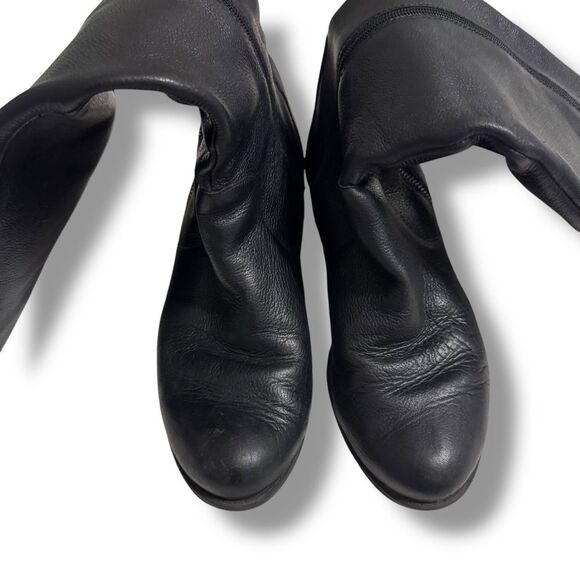 Naturalizer Jinnie Black Tassel Knee High Riding Boots Size 8.5 - Picture 5 of 11